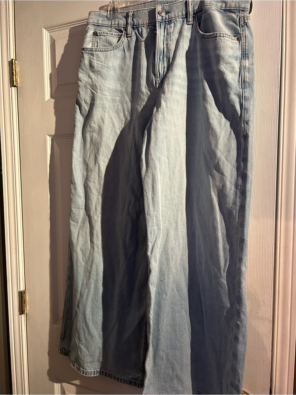 American Eagle Outfitters Light Blue Wide Leg Jeans